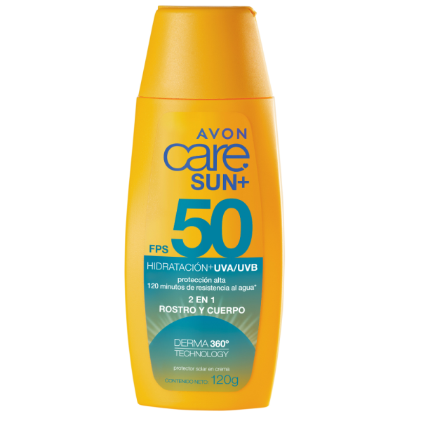 Protector Solar en Crema 2 En 1 Rostro y Cuerpo FPS 50